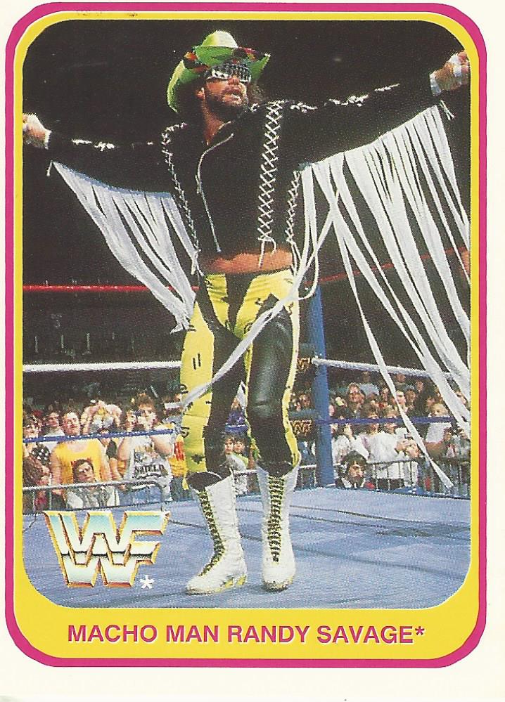 WWF Merlin 1991 Trading Cards Macho Man Randy Savage No.18