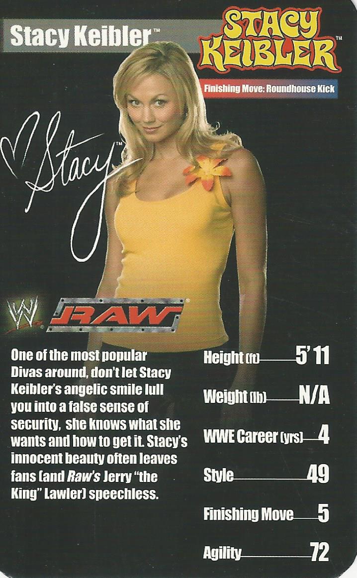 WWE Top Trumps Superstars 1 2005 Stacey Keibler