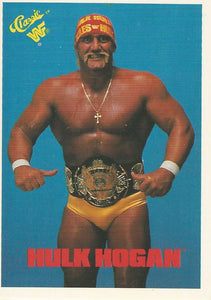 WWF Classic Trading Cards 1990 Hulk Hogan No.1