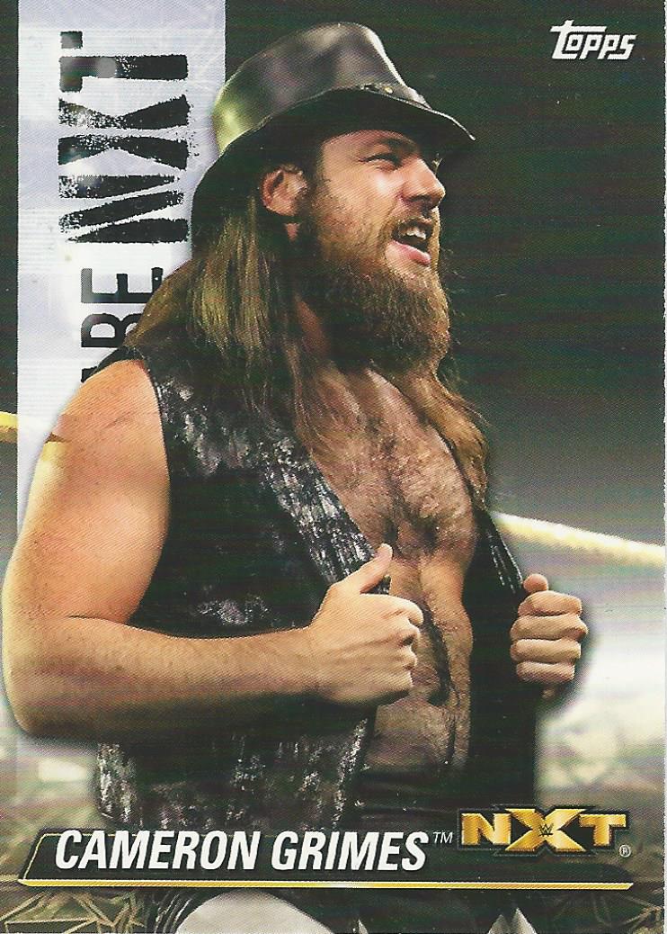 WWE Topps NXT 2021 Trading Cards Cameron Grimes NXT-7