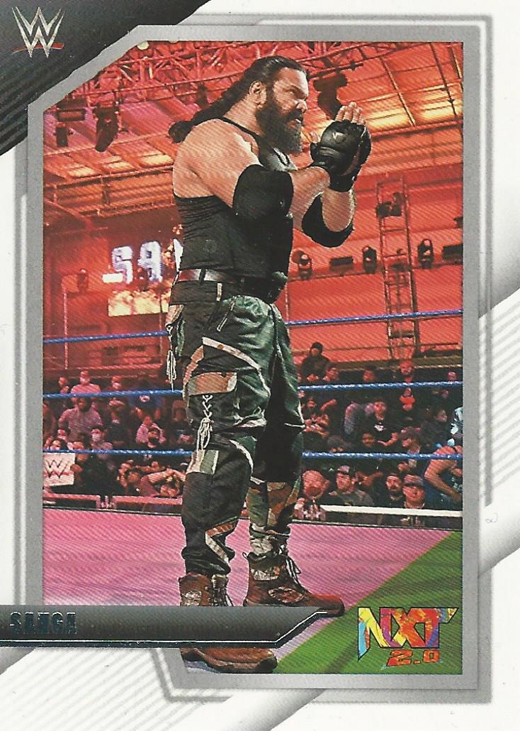 WWE Panini NXT 2022 Trading Cards Sanga No.1