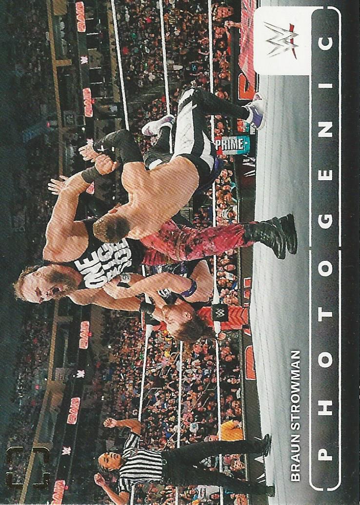 WWE Panini Photogenic 2024 Trading Cards Braun Strowman No.1