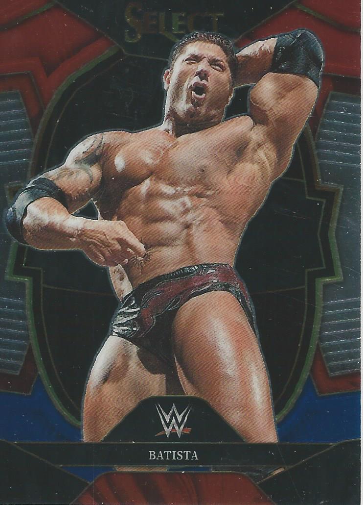 WWE Panini Select 2023 Trading Cards Red/Silver/Blue Batista No.67