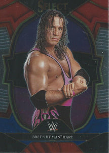 WWE Panini Select 2023 Trading Cards Red/Silver/Blue Bret Hart No.87