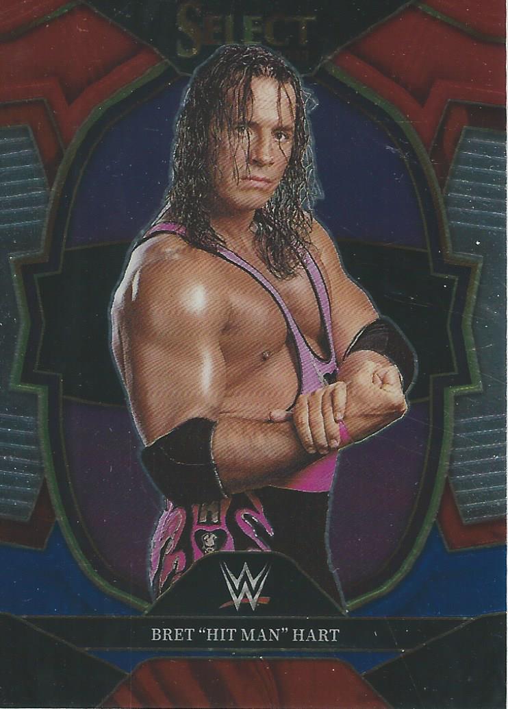 WWE Panini Select 2023 Trading Cards Red/Silver/Blue Bret Hart No.87