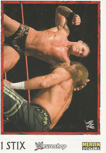 WWE Merlin Heros Stickers 2008 Randy Orton No.8