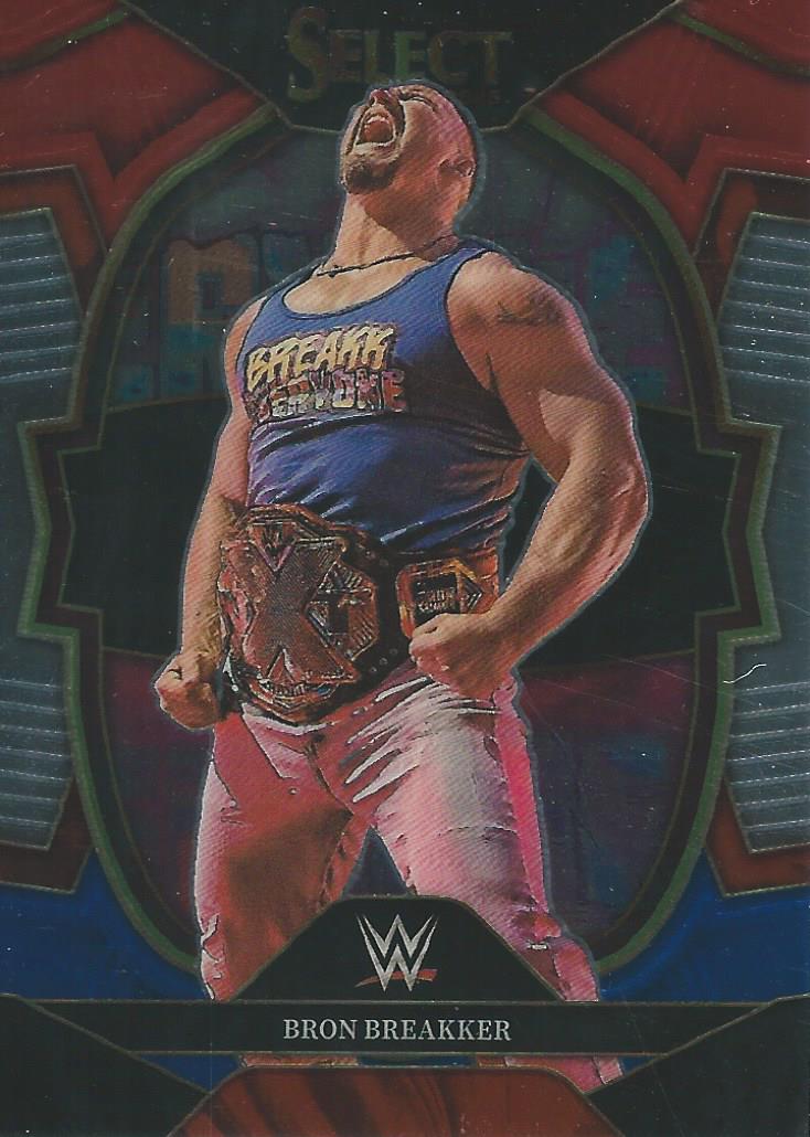 WWE Panini Select 2023 Trading Cards Red/Silver/Blue Bron Breakker No.23