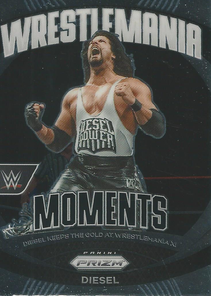 WWE Panini Prizm 2024 Trading Cards Wrestlemania Moments Diesel No.2