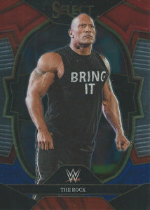 WWE Panini Select 2023 Trading Cards Red/Silver/Blue The Rock No.31