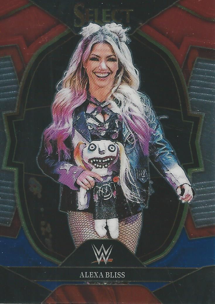WWE Panini Select 2023 Trading Cards Red/Silver/Blue Alexa Bliss No.36