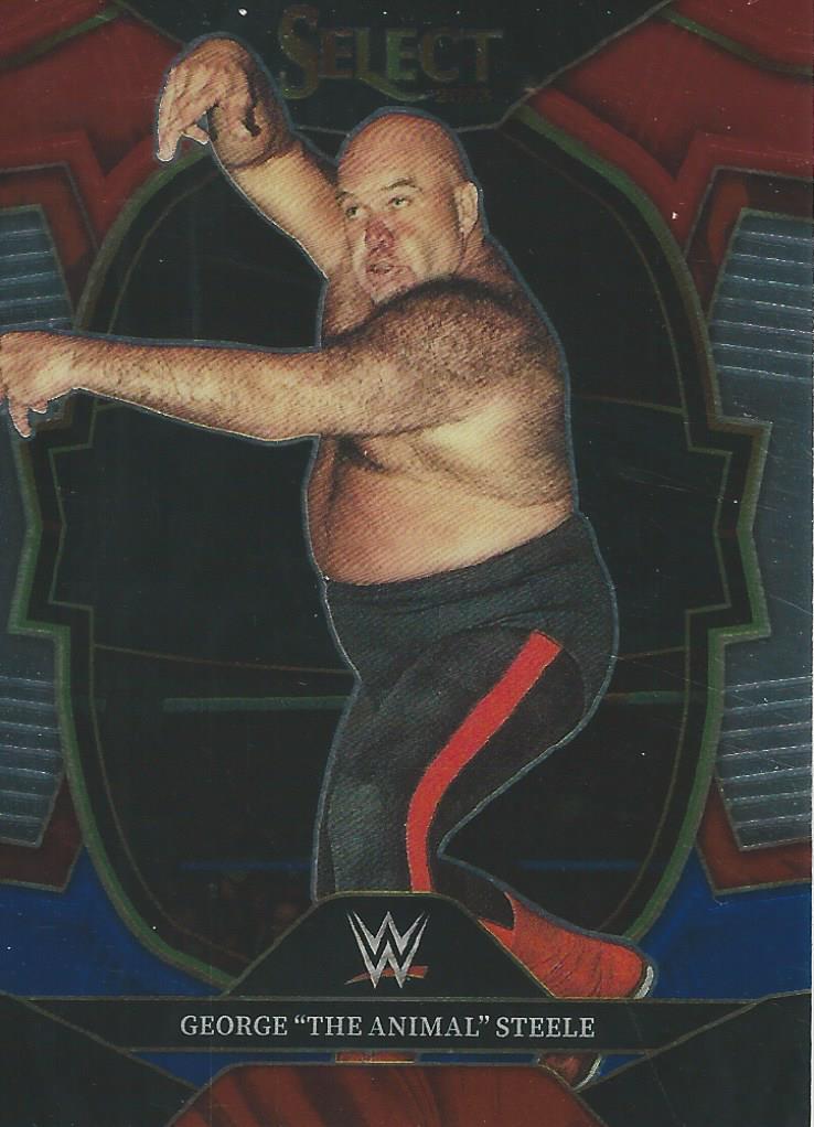 WWE Panini Select 2023 Trading Cards Red/Silver/Blue George Steele No.39