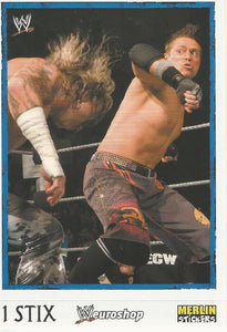 WWE Merlin Heros Stickers 2008 The Miz No.102