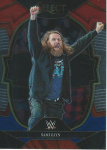 WWE Panini Select 2023 Trading Cards Red/Silver/Blue Sami Zayn No.54