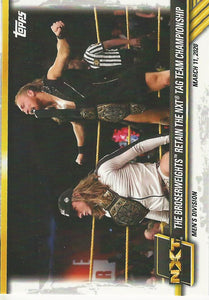 WWE Topps NXT 2021 Trading Cards Matt Riddle and Pete Dunne No.6