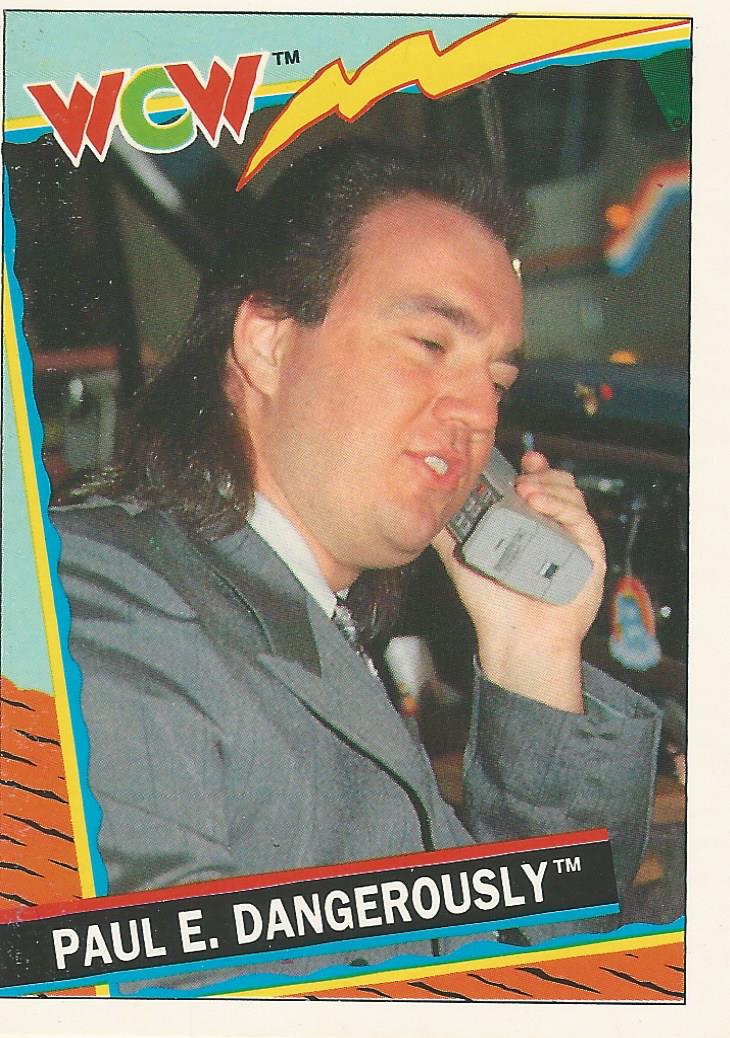 WCW Topps 1992 Trading Cards Paul Heyman No.21