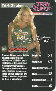 WWE Top Trumps Superstars 1 2005 Trish Stratus