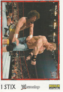 WWE Merlin Heros Stickers 2008 John Cena No.140