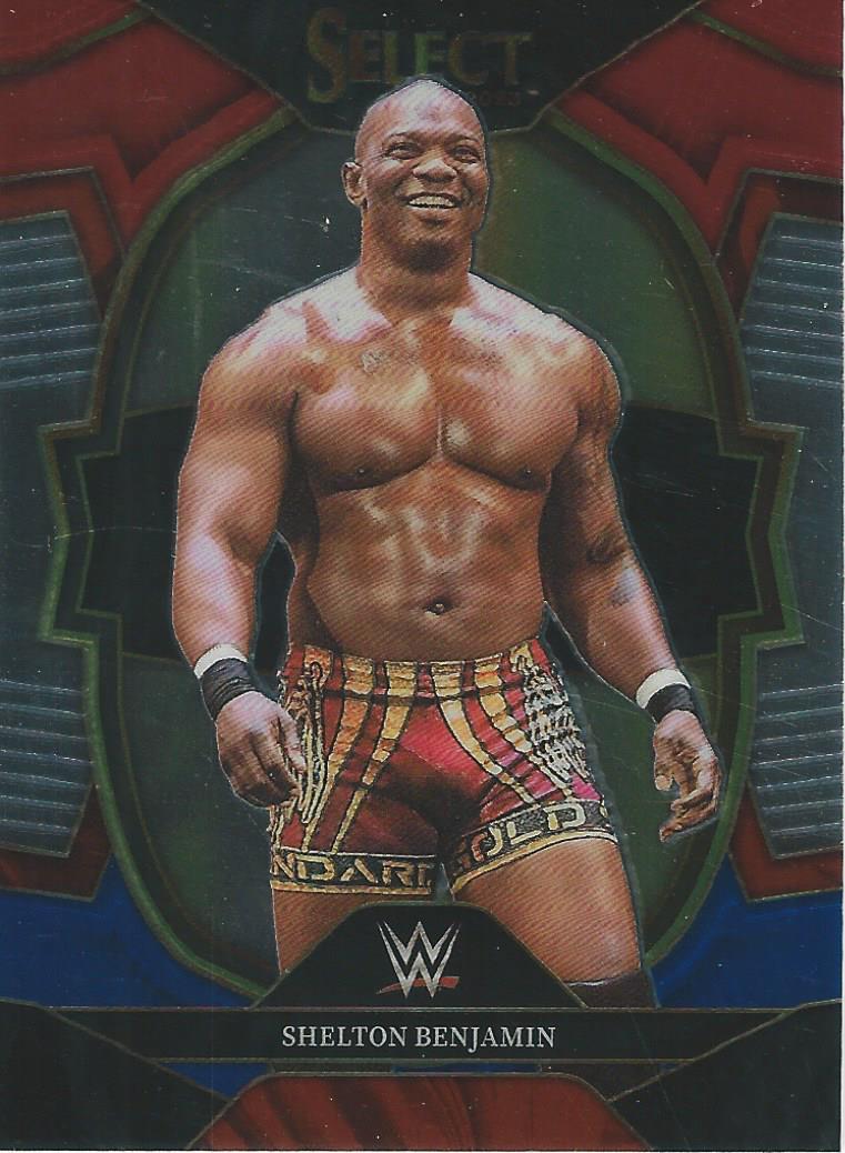 WWE Panini Select 2023 Trading Cards Red/Silver/Blue Shelton Benjamin No.60