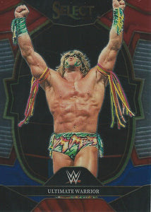 WWE Panini Select 2023 Trading Cards Red/Silver/Blue Ultimate Warrior No.61