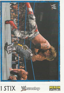 WWE Merlin Heros Stickers 2008 Edge No.195