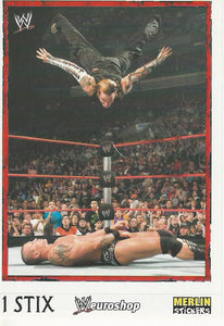 WWE Merlin Heros Stickers 2008 Jeff Hardy No.207