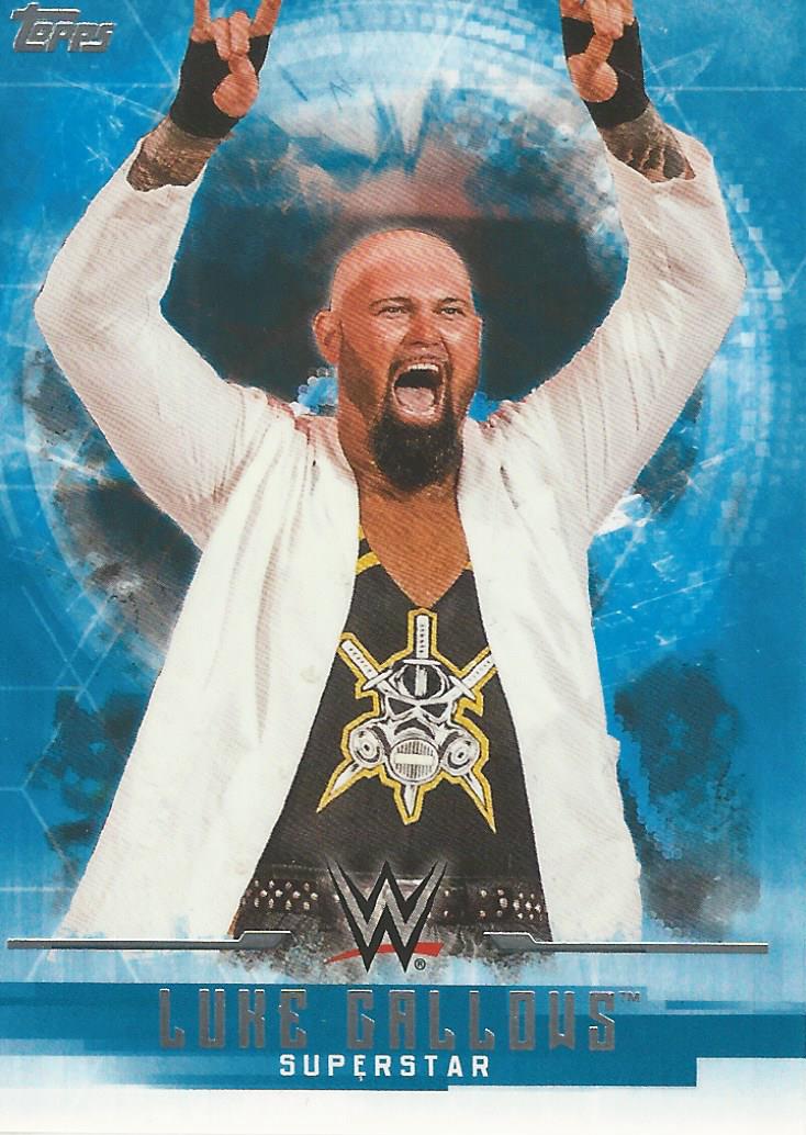 WWE Topps Undisputed 2017 Trading Cards Luke Gallows No.22