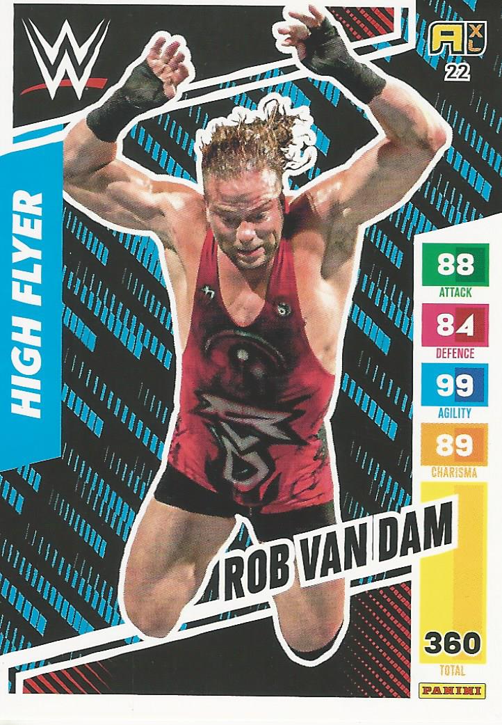 WWE Panini XL Adrenalyn 2024 Trading Cards Rob Van Dam No.22