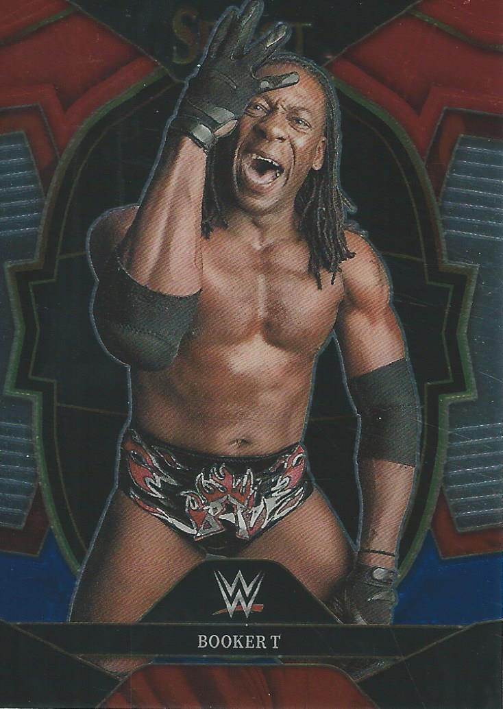 WWE Panini Select 2023 Trading Cards Red/Silver/Blue Booker T No.77