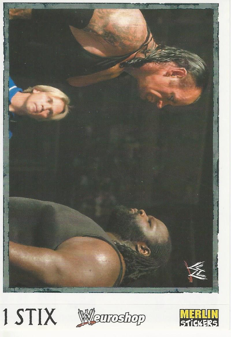 WWE Merlin Heros Stickers 2008 The Undertaker No.213