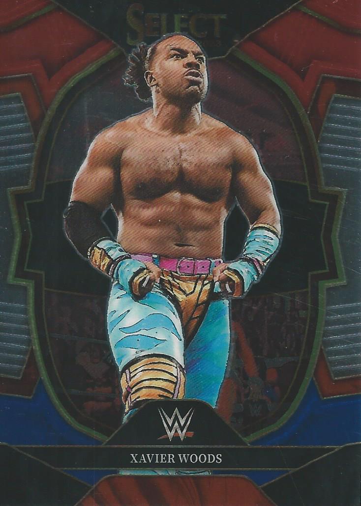 WWE Panini Select 2023 Trading Cards Red/Silver/Blue Xavier Woods No.84