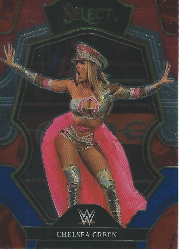 WWE Panini Select 2023 Trading Cards Red/Silver/Blue Chelsea Green No.116