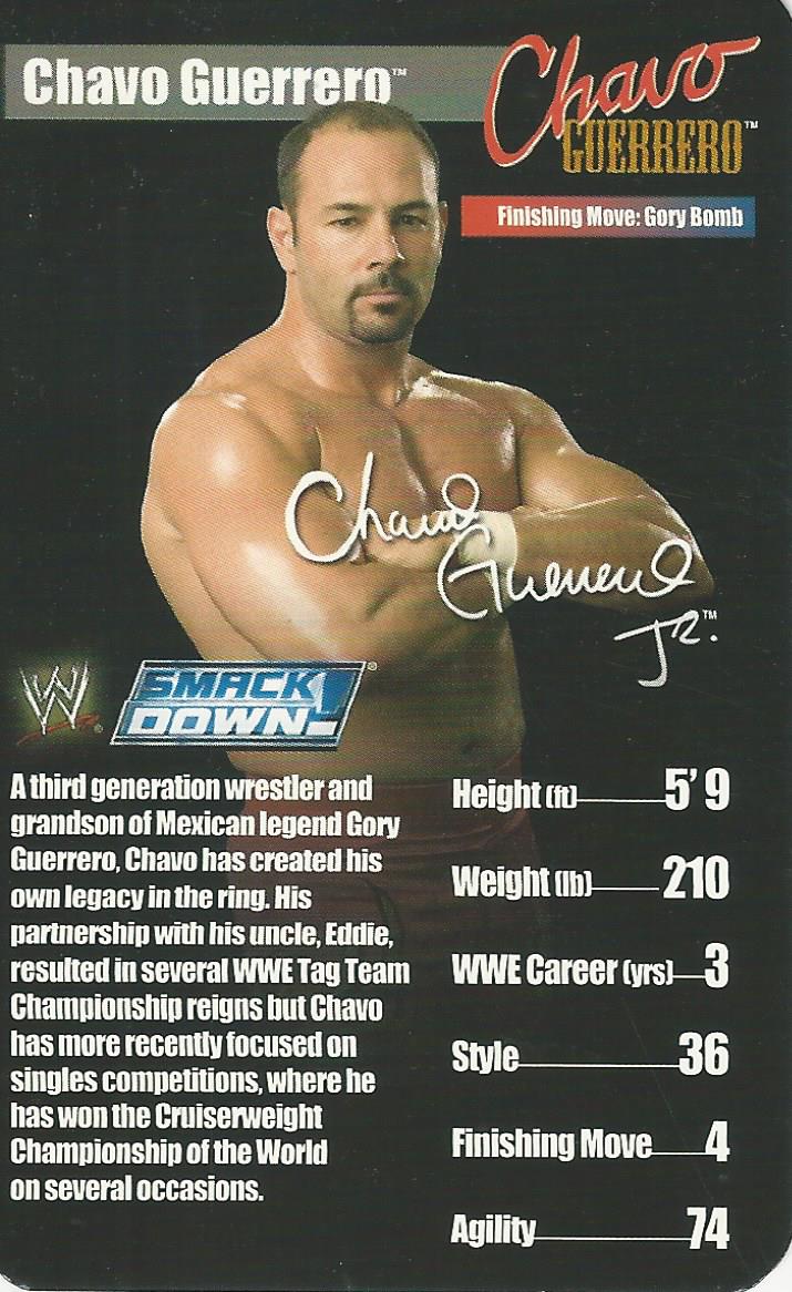 WWE Top Trumps Superstars 1 2005 Chavo Guerrero