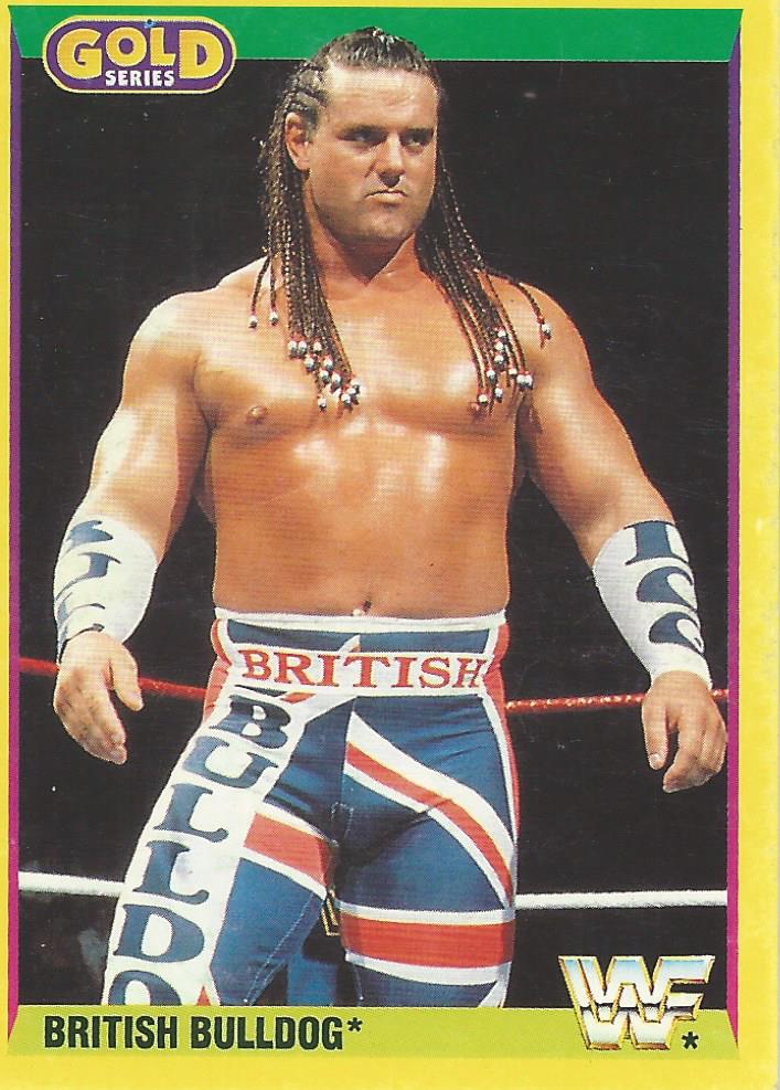 WWF Merlin Gold Series 2 1992 Trading Cards British Bulldog No.23
