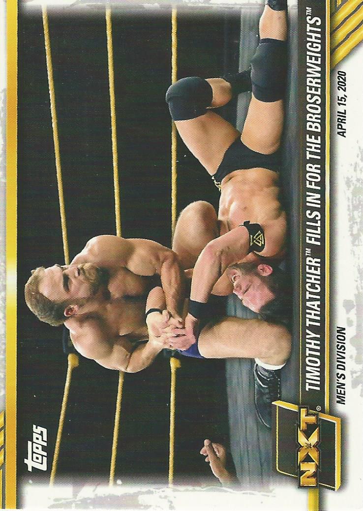 WWE Topps NXT 2021 Trading Cards Timothy Thatcher No.10