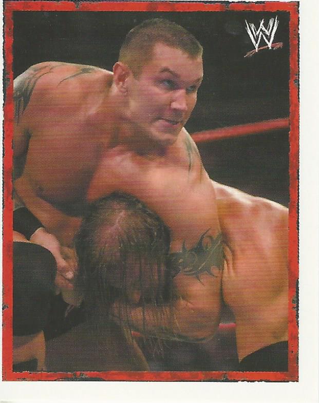 WWE Merlin Heros Stickers 2008 Randy Orton No.13