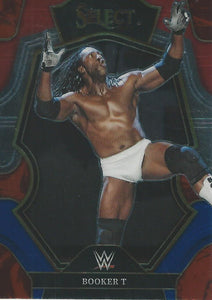 WWE Panini Select 2023 Trading Cards Red/Silver/Blue Booker T No.168