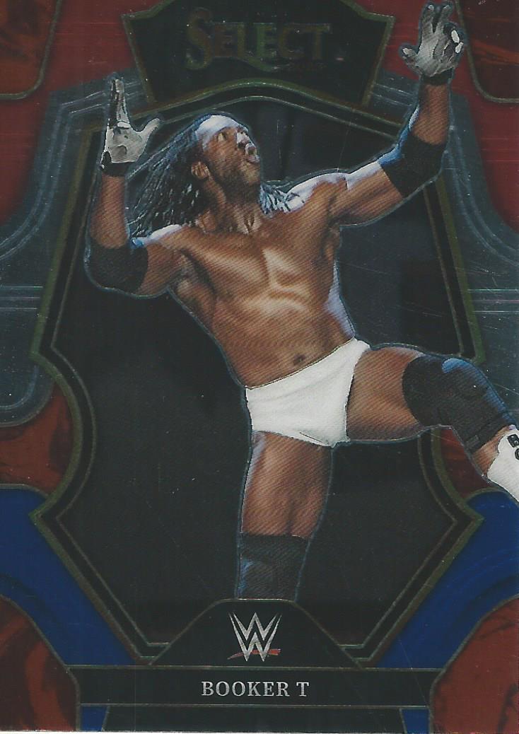 WWE Panini Select 2023 Trading Cards Red/Silver/Blue Booker T No.168