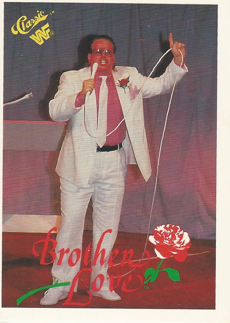 WWF Classic Trading Cards 1990 Brother Love No.24