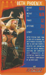 WWE Top Trumps Specials 2009 Beth Phoenix