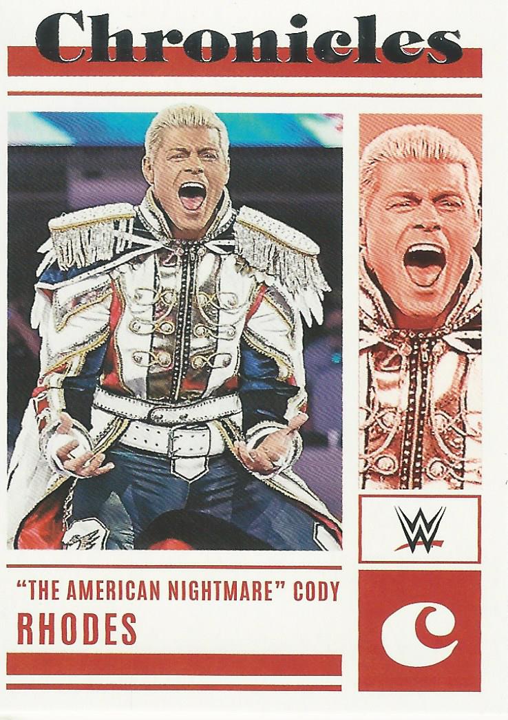 WWE Panini Chronicles 2023 Trading Cards Cody Rhodes No.24