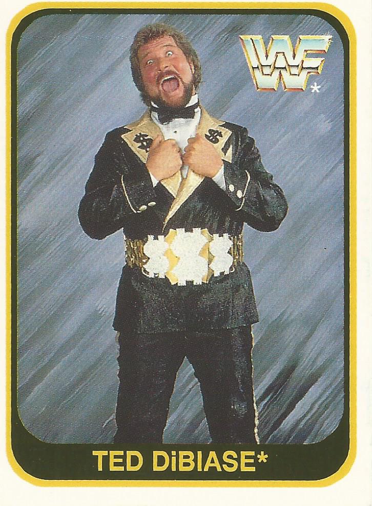 WWF Merlin 1991 Trading Cards Million Dollar Man Ted Dibiase No.25