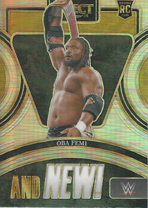 WWE Panini Select 2024 Trading Cards And New Oba Femi No.5