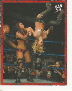 WWE Merlin Heros 2008 Stickers Michelle McCool vs Victoria No.46