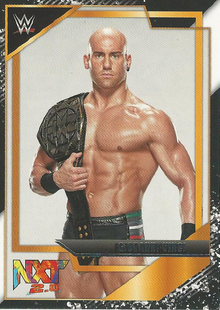 WWE Panini NXT 2022 Trading Cards NXT Gold Giovanni Vinci No.13