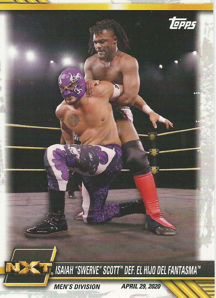 WWE Topps NXT 2021 Trading Cards Isaiah 