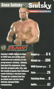 WWE Top Trumps Superstars 1 2005 Snitsky