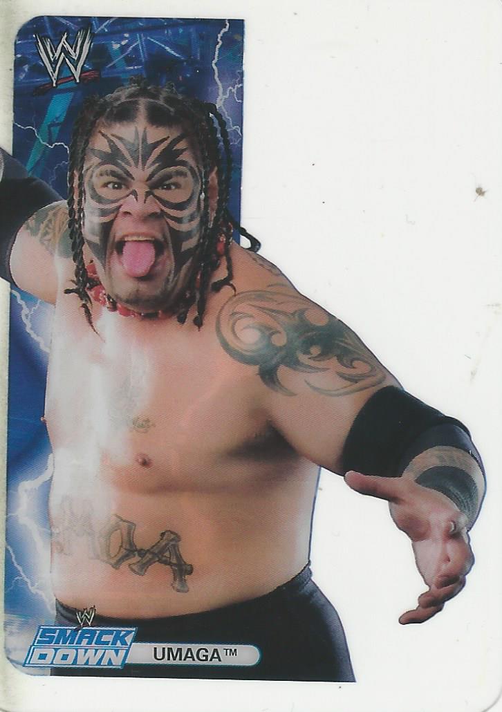 WWE Edibas Lamincards 2008 Umaga No.27