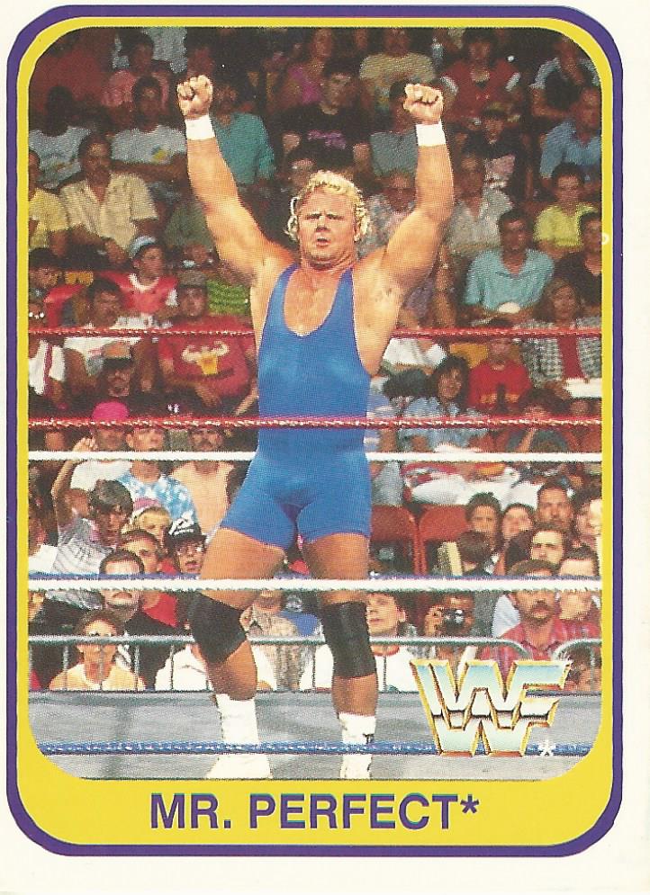 WWF Merlin 1991 Trading Cards Mr Perfect No.27