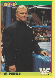 WWF Merlin Gold Series 2 1992 Trading Cards Mr Perfect No.27