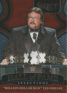 WWE Panini Select 2022 Trading Cards Million Dollar Man Ted Dibiase Hall of Fame No.20